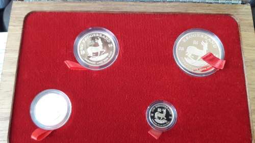 KRUGERRAND Set, 90th B/day of Queen ELIZABETH II, Limited edition ONLY 150 sets worldwide.