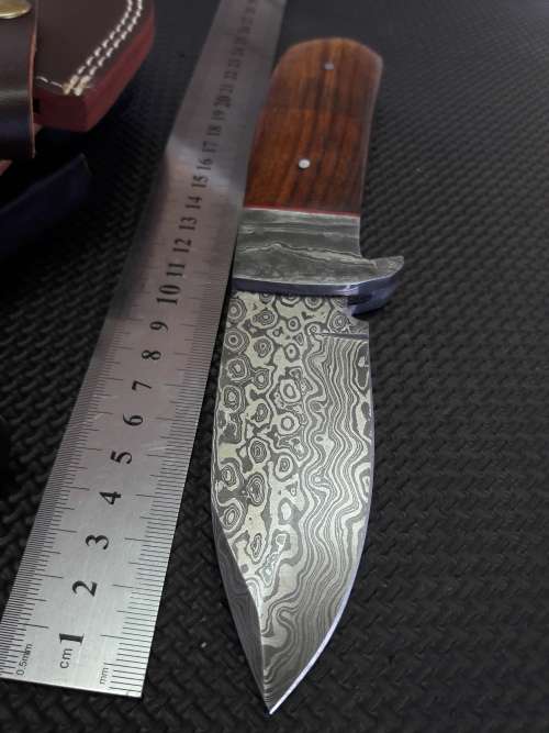 DAMASCUS Hand Made Knife, NEW Design, a MUST for any knife collector.