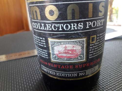 Monis Collectors Port, 1948 Vintage Superior. Limited Edition No. 18 , please see pictures