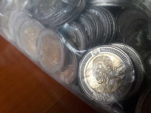 *NEW* Mandela 90th Birthday, 2008 DECEMBER SEALED BAG R5 coins, VERY HIGH GRADES, 2BAGS, BID PER BAG
