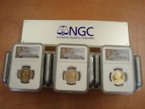 Mandela 90th Birthday R5 NEW LABEL, 20xNGC High Grade MS67 in SEQUENCE 001-020