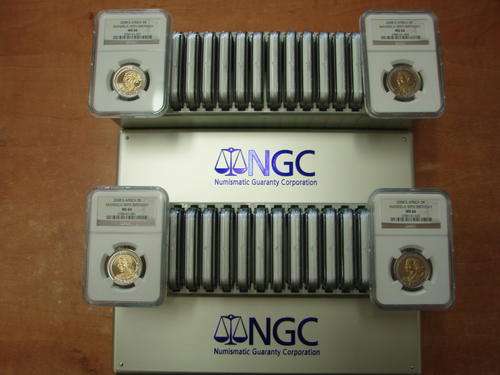 Mandela 90th Birthday R5 graded by NGC MS66 (40Coins all in Sequence)
