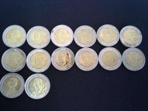 Mandela Circulated 90th Birthday R5 coins, 14 available, bid per coin.