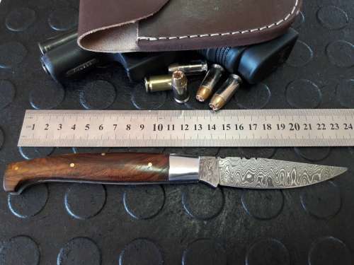 Handmade DAMASCUS  Folding Knife. Please study pictures for detail. Crazy R1 start, No reserve.