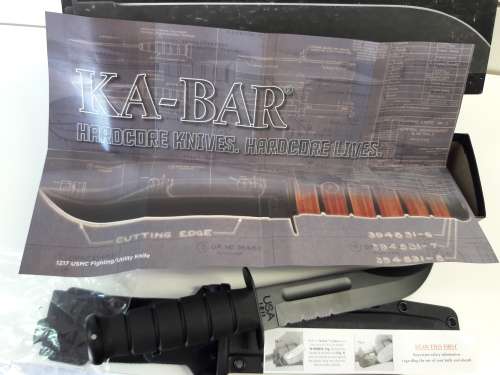 KA-Bar 1214 USA Made Knife, please visit the KA-Bar website for all specifications on this knife.