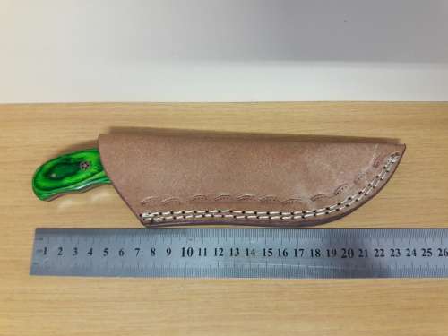 Handmade DAMASCUS Steel Knife, Wooden handle. Crazy R1 start, No reserve.