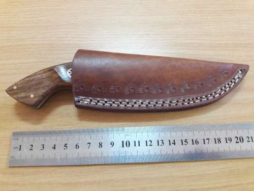 Handmade DAMASCUS Steel Knife, Wooden handle Scales. NEW DESIGN !!!!!!!