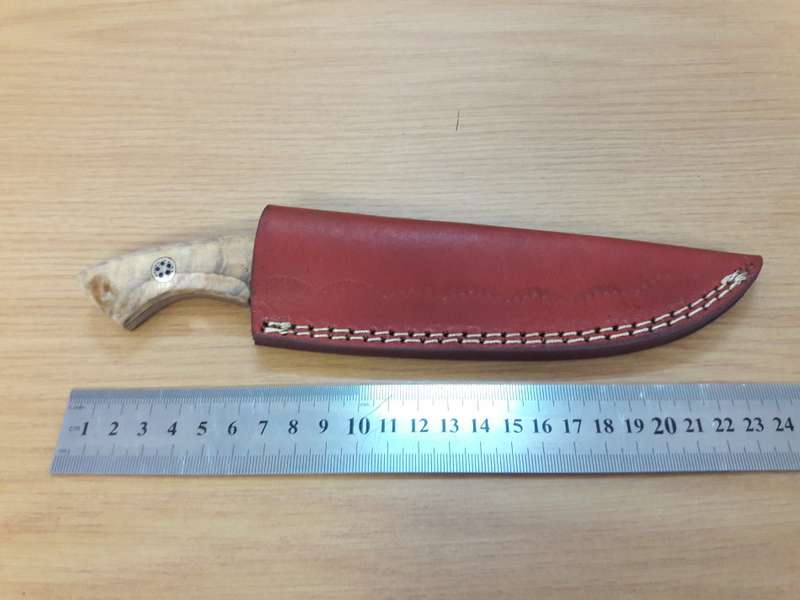 Handmade DAMASCUS Steel Knife, Wooden handle Scales. NEW DESIGN !!!!!!!