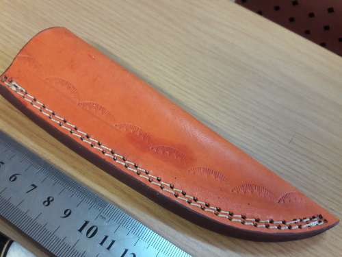 Handmade DAMASCUS Steel Knife, Bull horn and Camel Bone handle scales. NEW DESIGN !!!!!