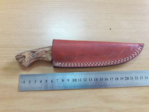 Handmade DAMASCUS Steel Knife, Wooden handle Scales. NEW DESIGN !!!!!!!