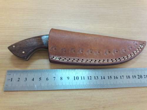 Handmade DAMASCUS Steel Knife, Wooden handle Scales. NEW DESIGN !!!!!!!