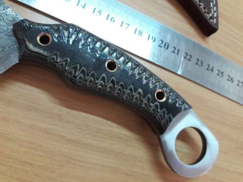 Handmade DAMASCUS Steel KARAMBIT, please see all the pictures, nice one.