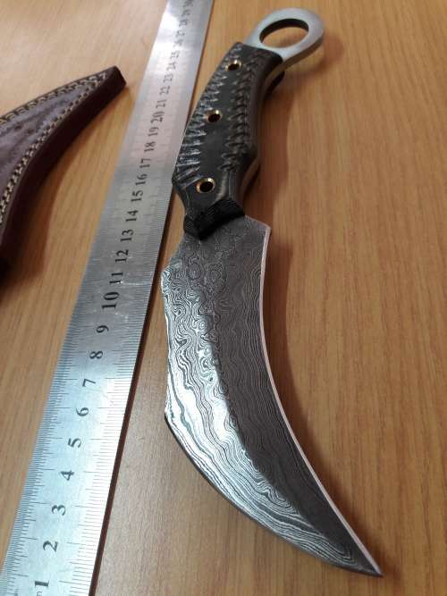 Handmade DAMASCUS Steel KARAMBIT, please see all the pictures, nice one.