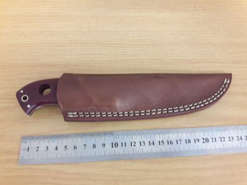 Handmade DAMASCUS Steel Hunting Knife,  MICARTA handle scales. NEW DESIGN !!!!!