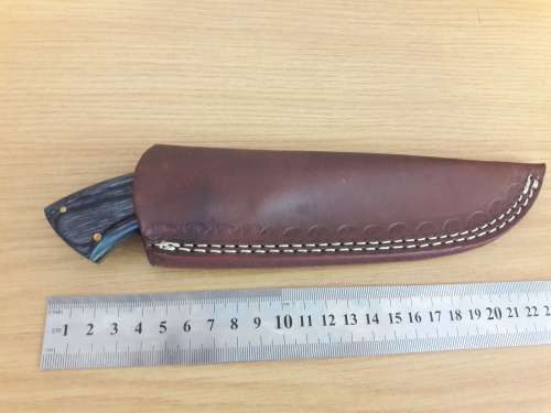 Handmade DAMASCUS Steel Hunting Knife, Wooden handle Scales. NEW DESIGN !!!!!!!