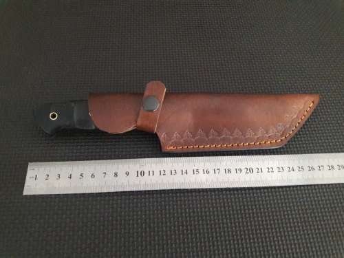 Handmade DAMASCUS Steel Hunting Knife,  MICARTA handle scales. NEW DESIGN !!!!!