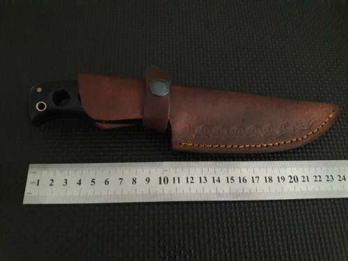Handmade DAMASCUS Steel Hunting Knife,  MICARTA handle scales. NEW DESIGN !!!!!