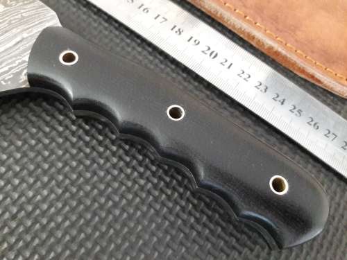 Handmade DAMASCUS Steel CLEAVER, MICARTA handle scales. NEW DESIGN !!!!!