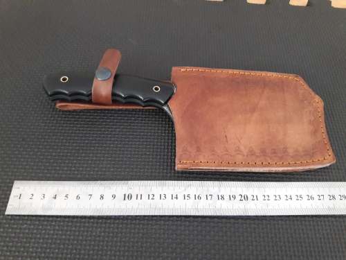Handmade DAMASCUS Steel CLEAVER, MICARTA handle scales. NEW DESIGN !!!!!