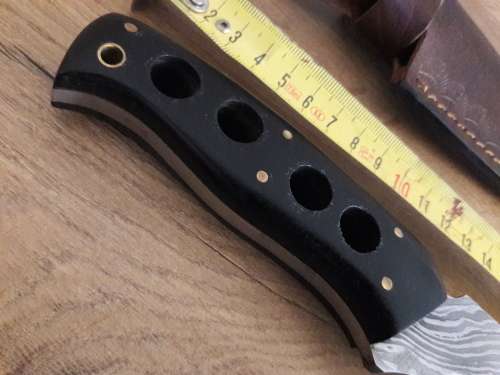 Handmade DAMASCUS Steel Hunting Knife,  MICARTA handle scales. NEW DESIGN !!!!!