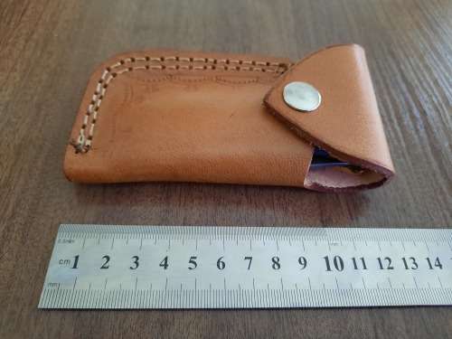 Handmade Damascus steel folding knife with Camel Bone  handle scales. GREAT GIFT !!