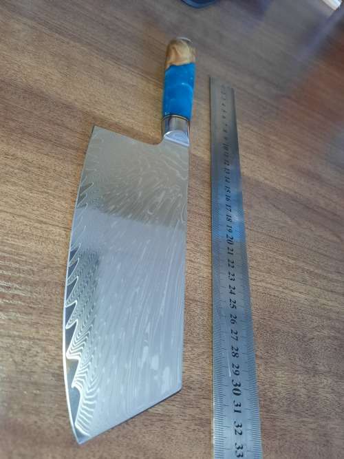 Damascus VG-10 Stainless CLEAVER, RAZOR Sharp, New Stock, High Quality, High Carbon SS LAST ONE AVAi