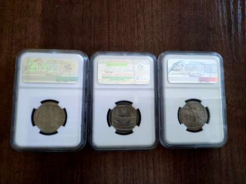Mandela Presidential Inauguration R5 Graded by NGC,  MS66, BID PER COIN. 3 Available !!