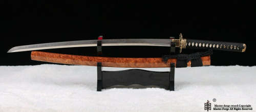 Handmade tempered  T10 TOOL & DIE Steel Katana Samurai Battle Ready, HAMON done with clay.