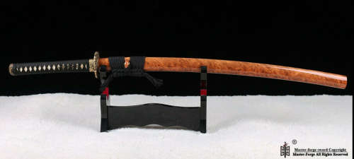 Handmade tempered  T10 TOOL & DIE Steel Katana Samurai Battle Ready, HAMON done with clay.