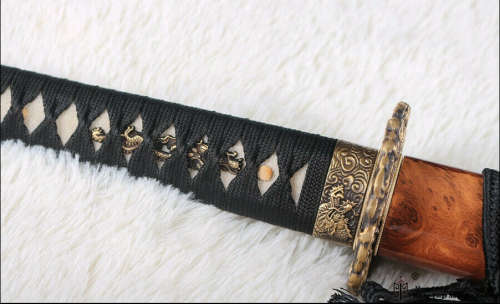 Handmade tempered  T10 TOOL & DIE Steel Katana Samurai Battle Ready, HAMON done with clay.