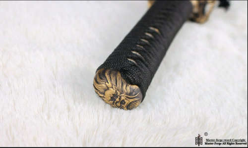 Handmade tempered  T10 TOOL & DIE Steel Katana Samurai Battle Ready, HAMON done with clay.