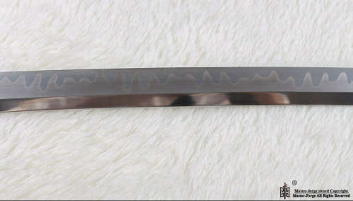 Handmade tempered  T10 TOOL & DIE Steel Katana Samurai Battle Ready, HAMON done with clay.