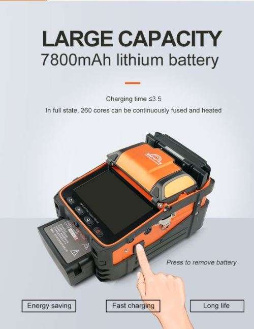 Fibre Optic fusion splicer Complete with Stripper, Cleaver, all you need to do the job.