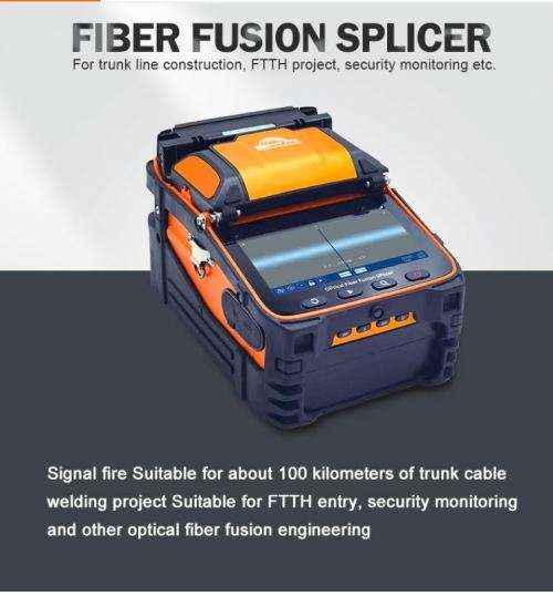 Fibre Optic fusion splicer Complete with Stripper, Cleaver, all you need to do the job.