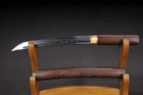 Handmade Japanese Damascus Folded Steel Samurai Tanto Sword,  3-4 Weeks after order.