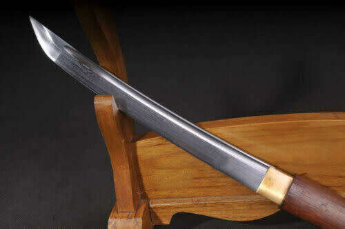 Handmade Japanese Damascus Folded Steel Samurai Tanto Sword,  3-4 Weeks after order.
