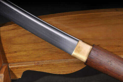 Handmade Japanese Damascus Folded Steel Samurai Tanto Sword,  3-4 Weeks after order.