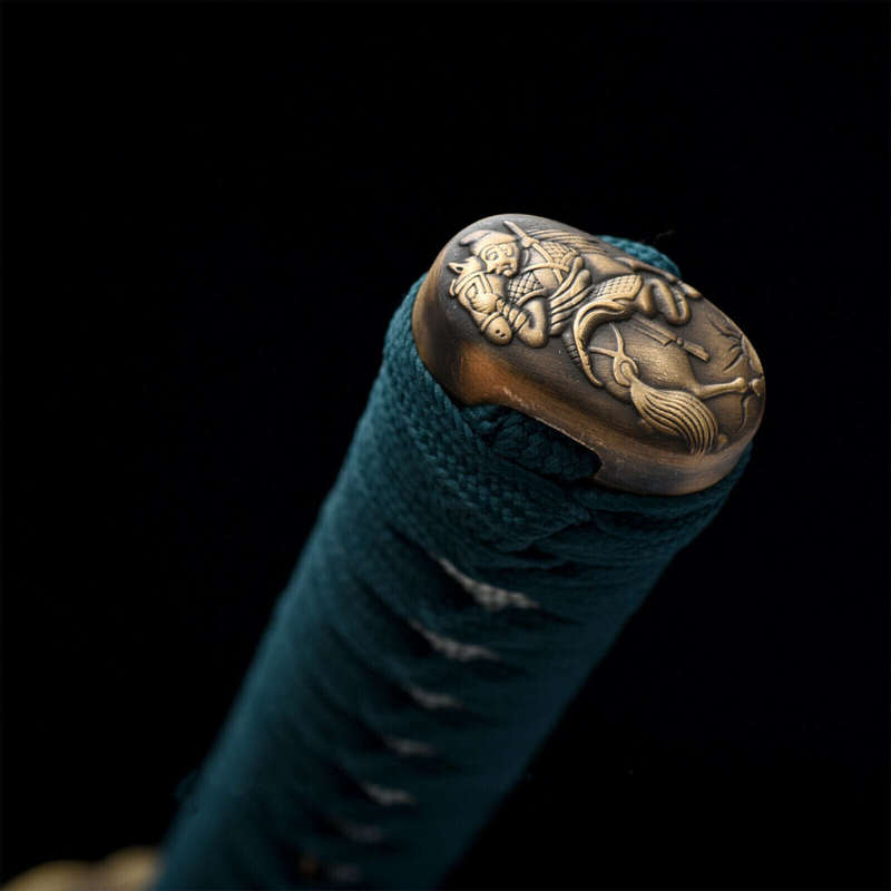 Handmade Damascus Folded Steel Clay Tempered, Japanese Samurai Katana. 3-4 Weeks after order.