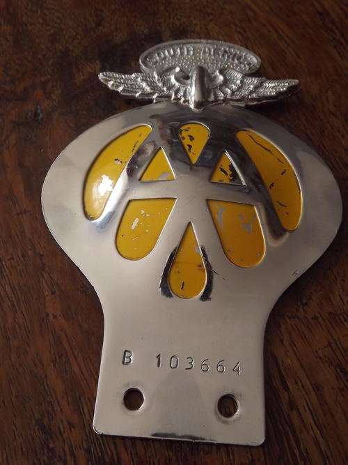 AA Motor Badge