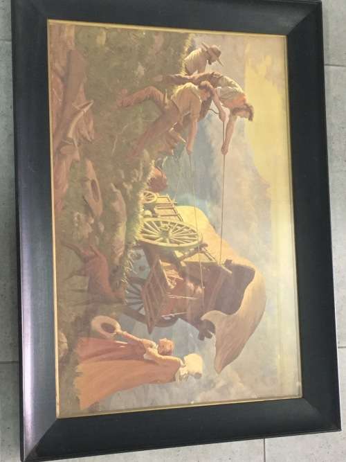 W.H Coetzer 1938 print in beautiful frame 75cm x 50cm