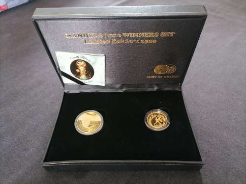 Mandela 2010 Winners Set 24ct Gold