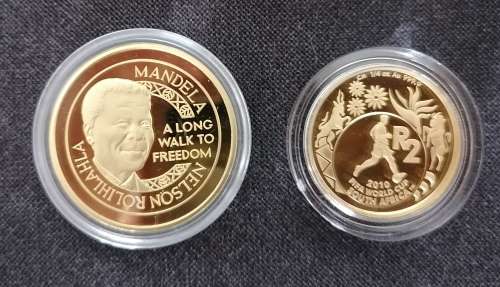 Mandela 2010 Winners Set 24ct Gold