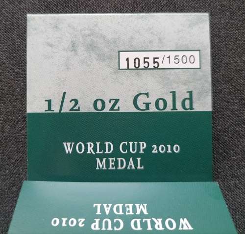 Mandela 2010 Winners Set 24ct Gold