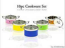 10 Pcs stainless steel cookware set
