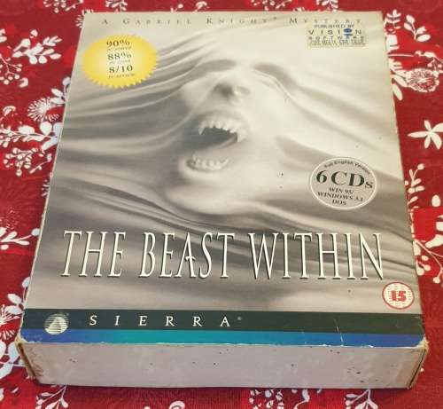 Big box PC game: The Beast Within - A Gabriel Knight Mystery