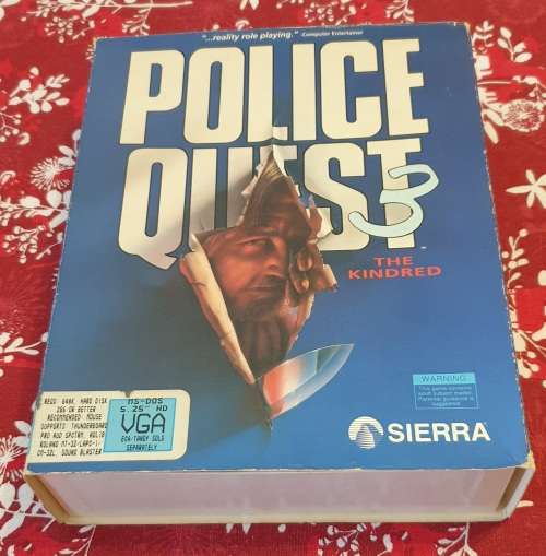Big box PC game: Police Quest 3