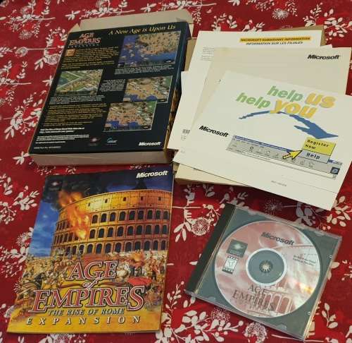 Big box PC game: Microsoft Age of Empires Expansion - The Rise of Rome
