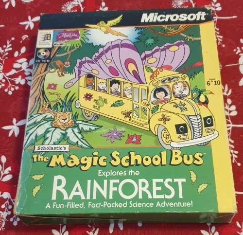Big box PC game: Microsoft`s The Magic School Bus Collection