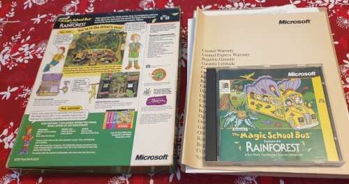 Big box PC game: Microsoft`s The Magic School Bus Collection