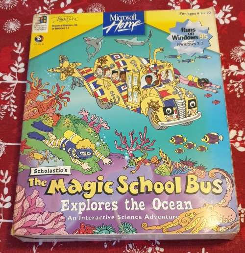 Big box PC game: Microsoft`s The Magic School Bus Collection